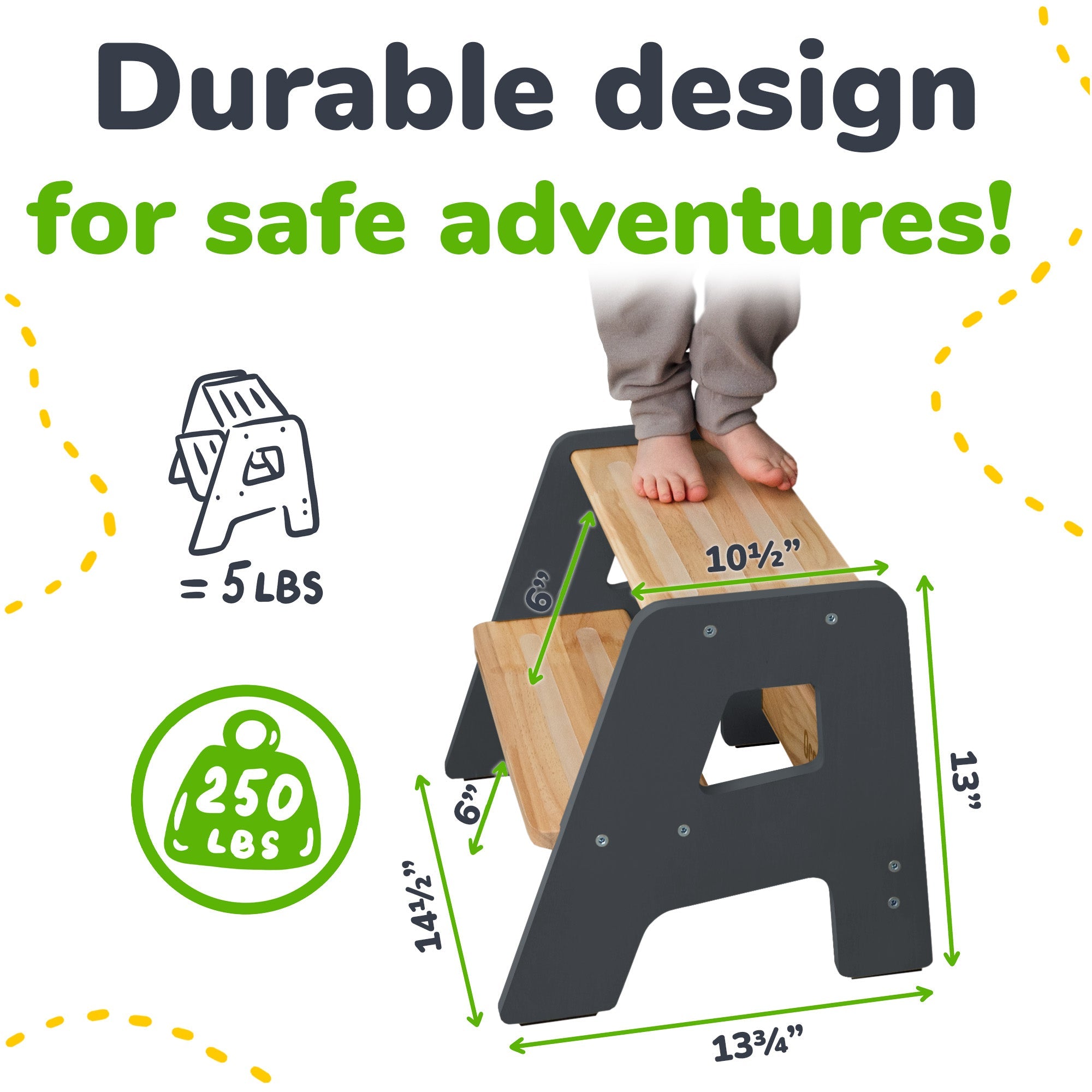 2-Step Stool for Kids