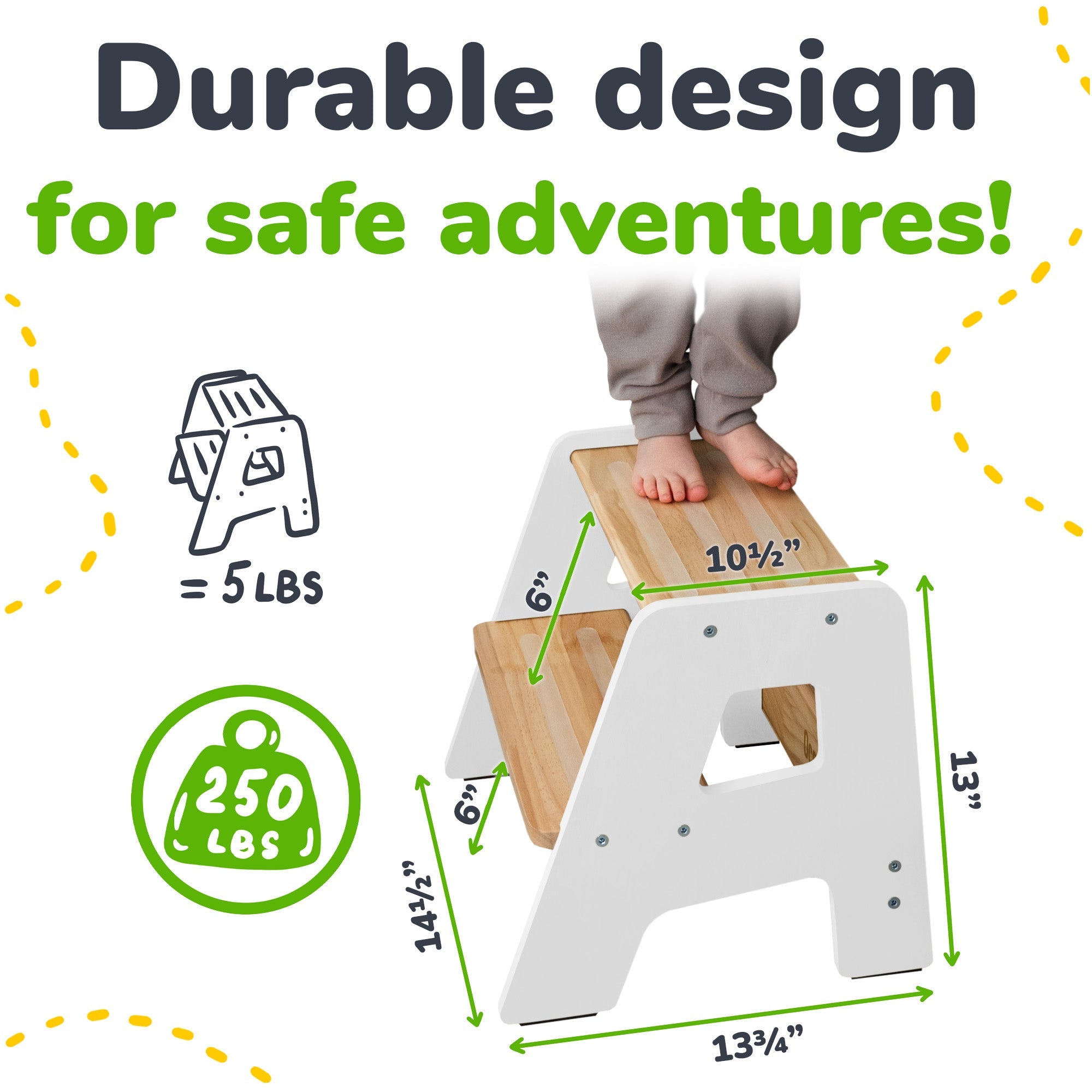 2-Step Stool for Kids