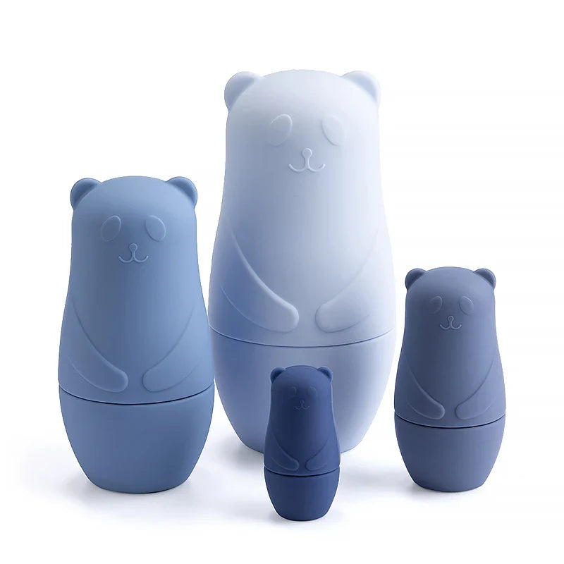 Silicone Stacking and Nesting Bears