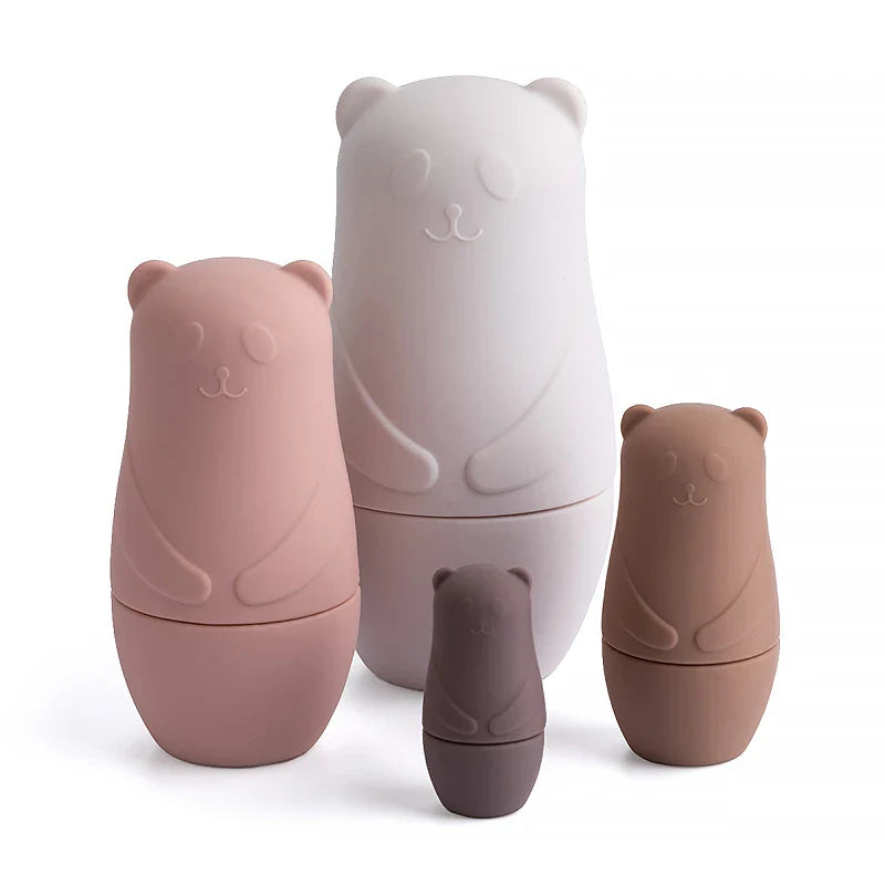 Silicone Stacking and Nesting Bears