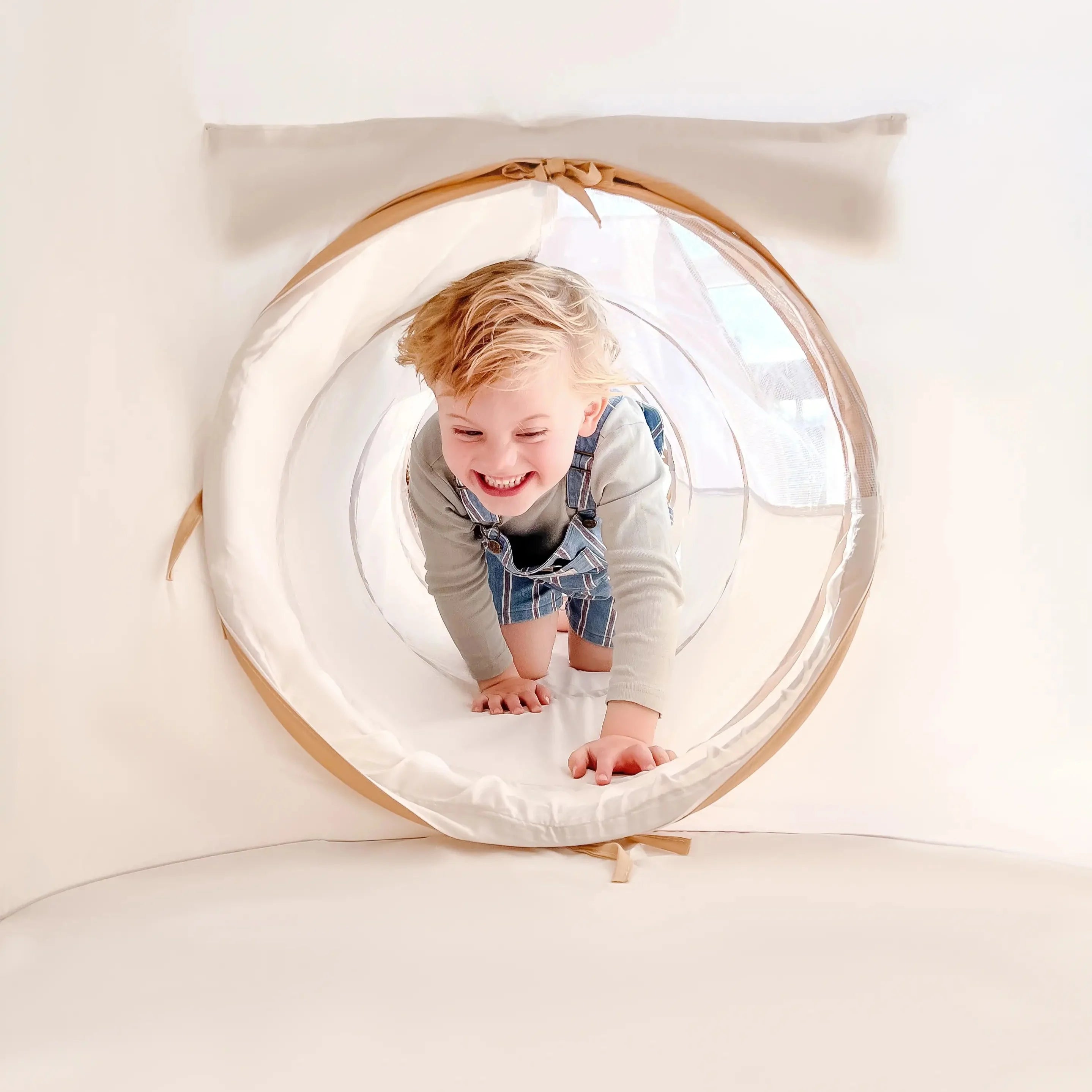 Tiny Land® Discovery 5-in-1 Play Tunnel - Kids Pop-Up Crawl Tunnel for Indoor & Outdoor Play